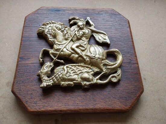 George and the Dragon Wall Plaque