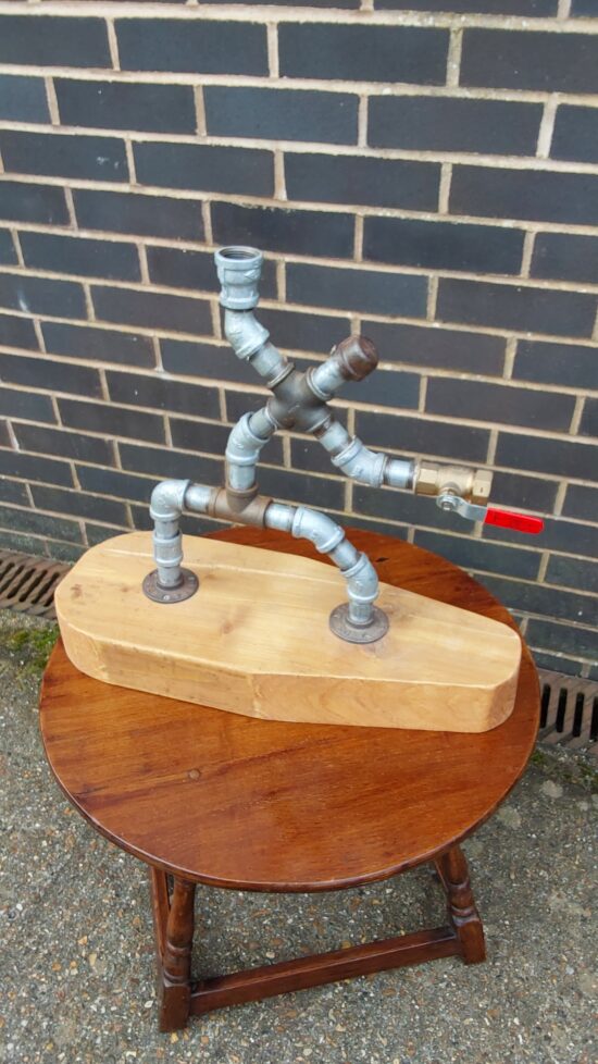 Pipe Man Sculpture