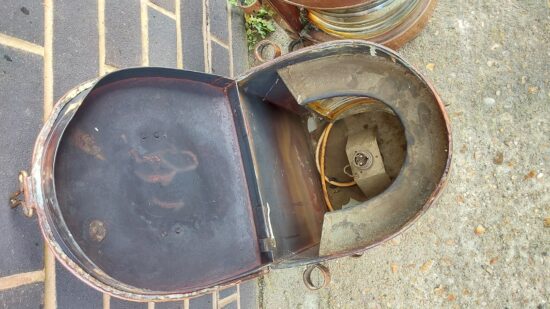 Pair of Vintage Ship's Lanterns - Image 4