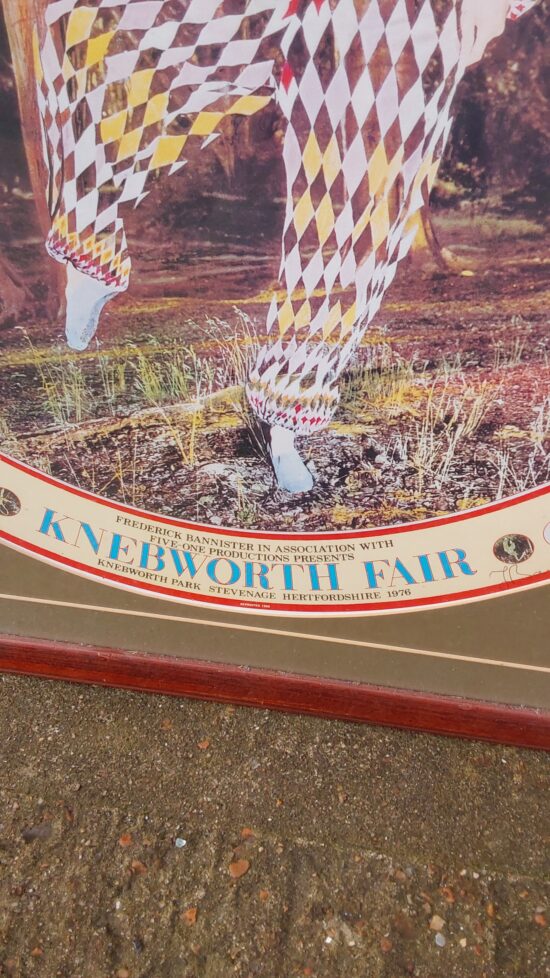 Rare Knebworth Fair Poster - Image 2