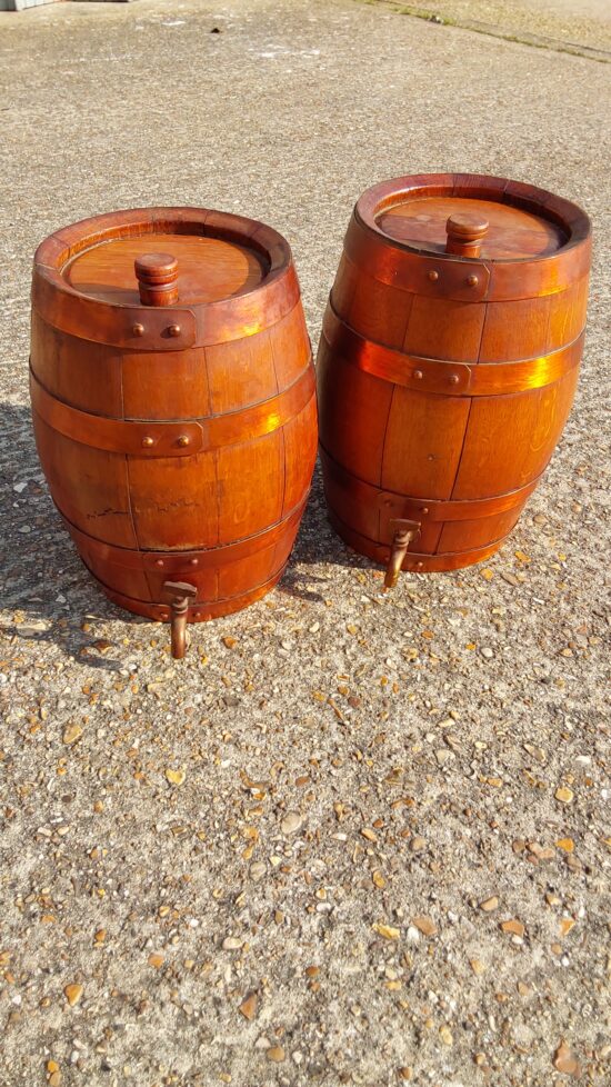 Pair of Reddish Barrels