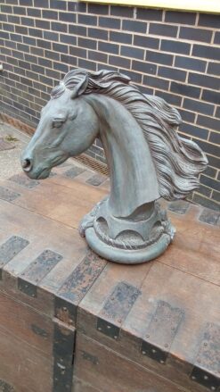 Resin Horse Head Figure
