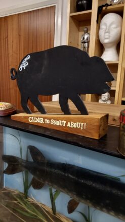Orchard Pig Advertising stand