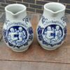 Pair of decorative 1/2 Litre ceramic Jugs