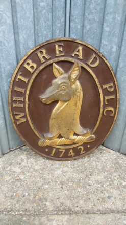 Double sided Resin Whitbread plaque